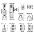 14x Airbrush Quick Release Adapter 1 8  1 4  Bsp Male Female Air Hose Connectors