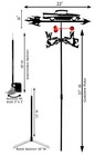 Swen Products Farrell Series 57 Chevy Auto Car Steel Weathervane