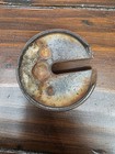Vintage Slotted Cast Iron Platform Scale Weight 50  1 2lb