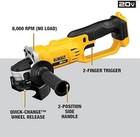 Dewalt Dcg412b Yellow Black 20v Max 4-1 2  Cordless Angle Grinder Tool Only