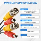 Security Camera Cable Bnc Extension Power Cord Cctv Surveillance Dvr Wire - Lot