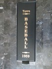 M j  Roop 1959 Topps Baseball Archivers Binder Slipcase With Checklist   Inserts