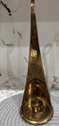 Vintage Large Handheld Brass Candle Stick Holder  Original Patina