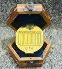 Antique Maritime Geological Compass Vintage Nautical Brass Surveyor Compass