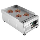 Electric Griddle Flat Top Grill 1300w 15 75  Hot Plate Bbq Countertop Commercial