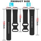 Replacement Silicone Band Strap Wristband For Fitbit Versa 3  large And Small 