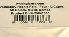 Whiting Introductory Dry Fly Hackle Pack  Four 1 2 Capes  Necks  Fly Tying