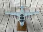 Hand Crafted Mahogany Wood Ea-6b Prowler Northrop 18    Desk Top Model New Damage