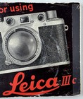 Vintage Leica Iiic Camera Instruction Manual Users Guide Book   Manual As Is