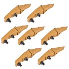 6737322y Bucket Teeth Assembly 7 Pack Fits Bobcat Bolt On Flush Mount Skid Steer