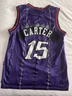 Vintage Nike Toronto Raptors Vince Carter  15 1998-99 Purple Jersey Men s Size S