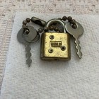 Vintage 19 Flat Skeleton Key Lot  Hudson  Ilco  Master  Reese  Stubby   Padlock 