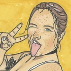 Original Pop Art Drawing Female Girl Woman Sketch Artwork A03