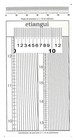 Etiangui Transparent Perforation Gauge   Odontometer  