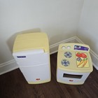 Vintage Step 2 Pretend Play Kitchen Refrigerator Fridge   Stove Child Sized Prop