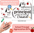 School Principal Appreciation Gifts For Men Women Clear Heart Acrylic Sign For P