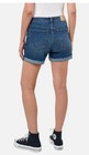New   Seven7 Women s 5  Inseam Weekend Shorts Divine Dark Wash Blue Size 12