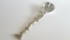 Spoon Horn Musician Cast Metal Vintage 11  Long W top Slit Weighs Approx 7 Oz