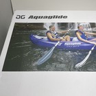 New Aquaglide Yakima 2 Person Inflatable Flatwater Kayak Blue 24g Pvc