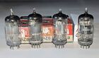 4- Vintage Tested Good Rca 6az8 Amplifier Audio Radio Vacuum Tubes