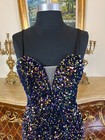Women s Formal Sparkling Shimmering And Shiny Sequins Long Evening Prom Dress