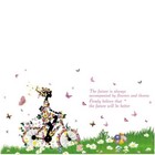 Wall Sticker Butterfly Girl Flower Grass Decal Removable Vinyl Bedroom Home Deco