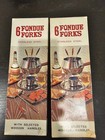 1970s Stainless Steel Wood Handle Fondue Forks In Box- 2 Sets Of 6-never Used