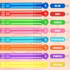 32 Pcs Mini Bubble Wands 8 Colors Circle Party Favors For Kids Supplies In Gift