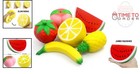 Jumbo Fruit Squishies Set 6pcs Slow Rising Kawaii Stress Relief Toys For Kids   