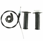 Throttle And 36  Cable Grip Handle Bar Set For Suzuki Motorcycle New