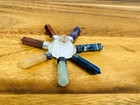 7 Chakra Energy Generator  Healing Crystal Points With Clear Quartz Pyramid