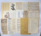 Authentic Ephemera Paper Lot- All Original-no Copies  For Junk art Journaling