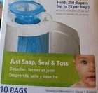 Arm   Hammer By Munchkin Diaper Pail Refill Bags New In Sealed Box  10 Bags 
