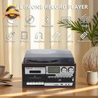 All In One Vintage 3 Speed Vinyl Record Player With Built-in Speakers bluetooth