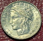 Vintage High Grade Au  1996 100 Lire Dolphin Coin-dec535