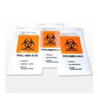 1000pcs 6x9in Specimen Transport Biohazard Bag  2 Pockets  Econo-zip  30029