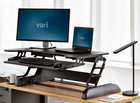 Varidesk 49884 Cube Plus 40 Adjustable Height Sit Stand Desk Converter 40  Wide