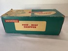 Vtg Universal Food   Meat Chopper Climax 1551   No  1 W  Box Instructions