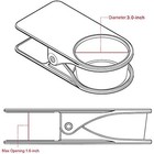 Drink Cup Holder Clip - Home Office Table Desk Side Huge Clip Water Drink