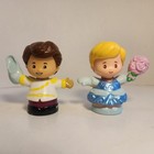 Little People Disney Princess   Prince  Talkers Lot Of 7 Belle  Cinderella  