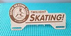 Vintage Philadelphia Roller Skate Skating License Plate Topper Sign