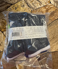 Nike Boy s Cushion Crew White Blue Gray 6 Pair Socks 5-7  kids 10c-3y 