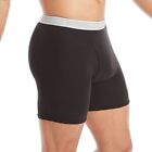 Mens 4 Pack Hanes Black Boxer Briefs  Underwear 100  Cotton S-xl 2xl 3xl