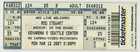 2007 Rod Stewart Full Complete Concert Ticket Stub Seattle Wa