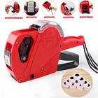 Price Tag Gun 5500 Mx-5500 8 Digits Eos Price Gun Labeller Red  label Roll 2023