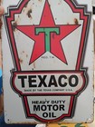 Vintage Style Metal Sign Texaco Motor Oil 16 9x23 9