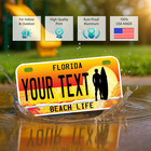 Custom Mini State Plates   All 50 Sates   4x2 - 6x3   Name Plates For Bicycle