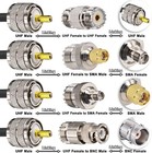 50ft Ham Radio Uhf Cable Rg58 Coaxial Cable 50 Ohm Pl259 Male To Male Coax Cable