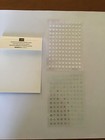 Stampin Up Adhesive-backed Snowflakes New retired Package Of 260 