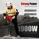 Demolition Jack Hammer Concrete Breaker 1900w Concrete Breaker W 2 Chisel Bits